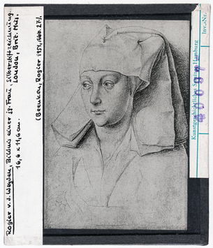 Vorschaubild Rogier van der Weyden: Bildnis einer jungen Frau. London, British Museum 